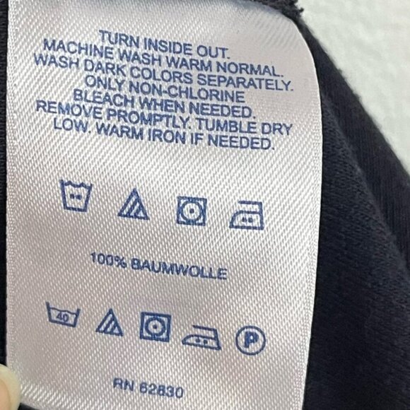 Lands’ End Black Cotton Knit Wide-Leg Pants – Size 1X (16W-18W) - Picture 9 of 9